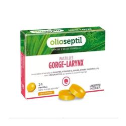 Pastilles Gorge-Larynx - miel citron - 24 pastilles