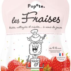 Popote Gourde Fraise Bio 120G