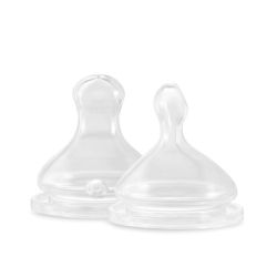 Tétines Physiologiques - Débit Lent (S) - Lot de 2