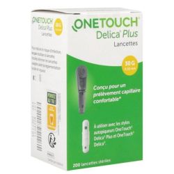 Lancettes Fines 30G Delica Plus - 200 lancettes