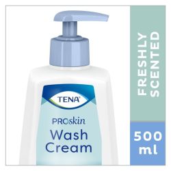 Tena Wash Cr Fl Pomp Sans Rinc 500Ml