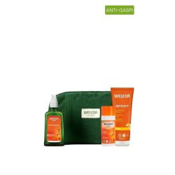 Trousse soins hygiene sport - Huile de Massage a l'Arnica 100 ml, Gel Douche Sport 200 ml, Roller a l'Arnica 75 ml