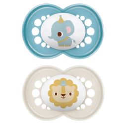 Sucettes Mam Original Animaux 18+ mois x2