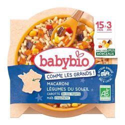 Macaroni & Légumes du soleil Carotte des Landes Maïs d'Aquitaine - Avec des gros morceaux - 200 g