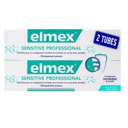 Elmex Sensitive Pro Dent Lot 2X75Ml