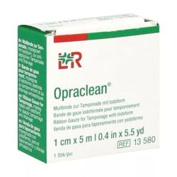 Opraclean - Meche de Gaze Iodoformee 5 m x 1 cm