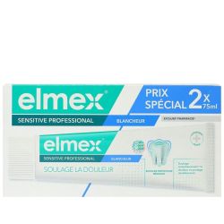 Elmex Sensitive Pro Blancheur 2X75Ml Prom