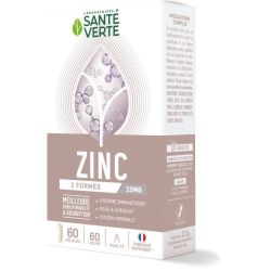 Zinc 15 mg - 60 gélules