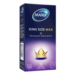King Size Max Préservatifs - 12 préservatifs