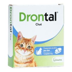 Drontal Chat comprimés - 2 comprimés