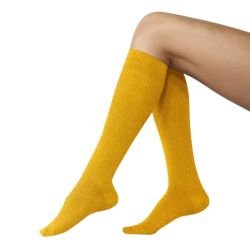 Chaussettes de Contention Mixte Classe 2 Naturel Soie