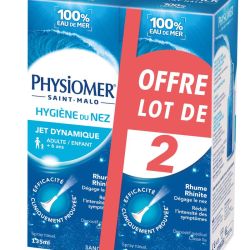 Physiomer Hygiène du nez jet dynamique 2x135ml