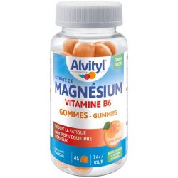 Magnésium Goût Abricot Gommes - 45 gommes