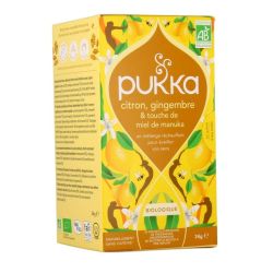 Infusion Citron Gingembre Miel Bio - 20 sachets