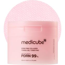 PDRN Pink Collagen Toning Gel Toner Pad - 120 ml