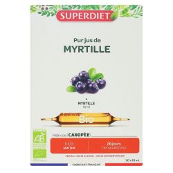Superdiet Myrtille Bio 20 Amp
