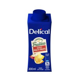 Delical Boisson Fruitée Multifruits - 4 x 200 ml