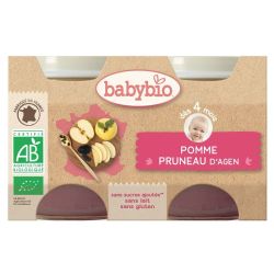 Vitbabybio Pomme/Pruneau 2X130G
