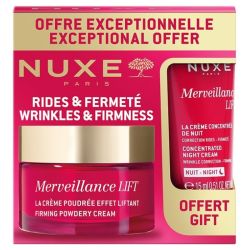 COFFRET MERVEILLANCE LIFT - La Crème Poudrée Effet Liftant 50 ml + La Crème Concentrée de Nuit 15 ml Offerte