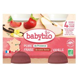 Vitbabybio Poire Fraise 2X130G