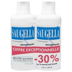 Dermoliquide soin lavant intime - 2 x 500 ml