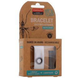 Manouka Bracelet Anti-Moustiques Adulte - Blanc