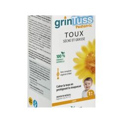 GrinTuss Pediatric Sirop toux sèche et grasse - 180 g