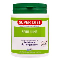 Superdiet Spiruline Ecocert Gelule 120