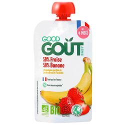 Good Gout Gourde Fraise Banane 120G