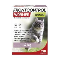Wormer chats vermifuge - 2 comprimés
