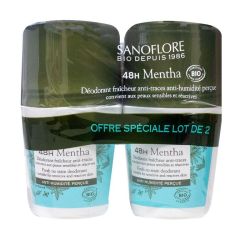 Sanoflore Deo 48H Mentha 2X50 Ml