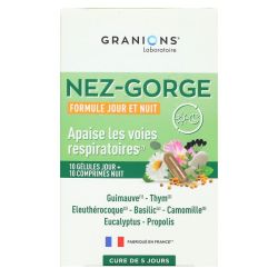 Nez Gorge formule jour et nuit 10 gélules + 10 comprimés