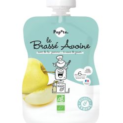 Gourde Brassé Avoine Pomme - POPOTE - 100g*