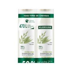Shampoing Sec Extra-Doux à l'Avoine et Céramide - 2 x 150 ml