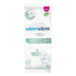 Lingettes nettoyantes toilette intime - Format XL - 30 unités