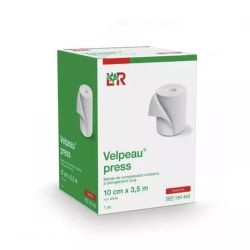 Bande de compression cohesive blanche Velpeau Press - 3,5 m x 10 cm