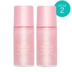 Lot de 2 Déodorants Flora Roll-On 48h - 2 x 50 ml