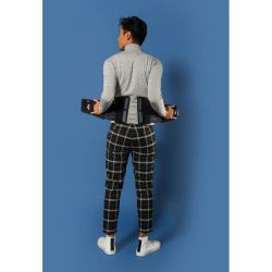 Lombastab 26 - Hauteur 26 cm, Taille 3, Noir/Bleu