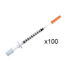 Microfine Seringue à insuline 29 G - 1 ml - 100 unités
