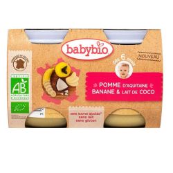 Vitbabybio Pot Pom/Banane/Coco 130Gx2