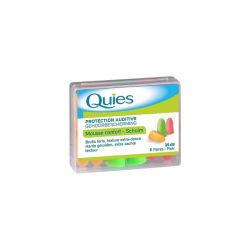 Quies Mousse Fluo Bte 6 Paires