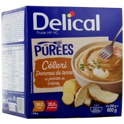 Delical Purée HP HC Céleri et Pomme de terre - 4 x 200 g