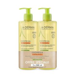 A Derma Exomega Control Huile 500Mlx2