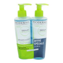 Biod Sebium Moussant 200Ml  X2