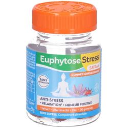 EuphytoseStress Safran - Mangue Ananas - 30 gommes
