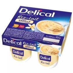 Delical Riz Au Lait Vanille 200Gx4
