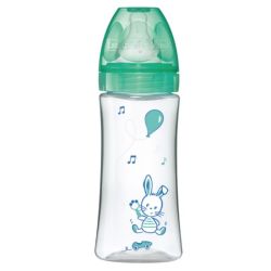 Dodie Bib 3 Init A/Col 330Ml 6M Vert V