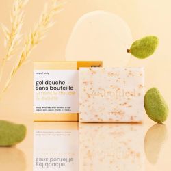Gel Douche solide sans bouteille Avoine & Amande Douce - 110 g
