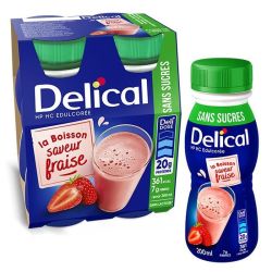 Boisson HP HC Edulcorée Sans Sucres - Saveur Vanille - 4 x 200 ml