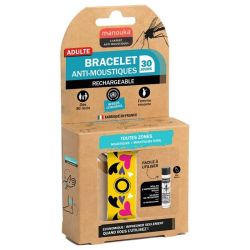 Bracelet Anti-Moustiques + Recharge - Coeur - 6 ml